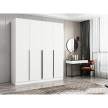 Kale Plus 4 Mebran Kapaklı 2ç Dolap Beyaz Mebran 190cm Beyaz Kale Plus 4 Mebran Kapaklı 2ç Dolap Beyaz Mebran 190cm Beyaz