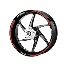 Deeb Pulsar Jant Şeridi Reflektif Kırmızı Beyaz Model S N11.69969