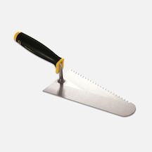 Dekor Beyaz Tuğla Malası 22 Cm Plastik Sap