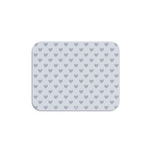 Gri Renkli Kalpli Desenli Ergonomik Mouse Pad, Kaymaz Yüzey İle Ev Ve Ofis Kullanımı İçin İdeal