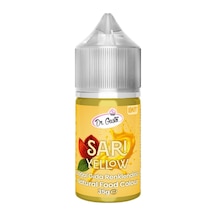 Likit Sarı Doğal Gıda Boyası 35 G Bitkisel Kaynaklı, Pasta Ve Tatlılar İçin Katkısız Sıvı Renk Boyası
