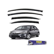 Honda Civic Fd6 Uyumlu Cam Rüzgarlığı Kromlu 2007+ Niken