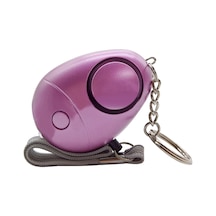 Geeksen Kişisel Acil Alarm Zq-034 Mor Renkli, 120-130db Ses Ve Aydınlatma Fonksiyonu, Abs Malzeme, 3 Lr44 Pil Dahil