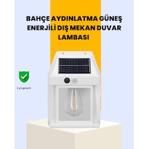 Sensörlü Solar Led Dış Duvar Aydınlatma