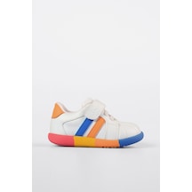 Vicco Heika Basic Unisex İlk Adım Beyaz Sneaker Beyaz