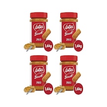 Lotus Biscoff Spread Karamelize Krema Bisküvi Ezmesi 1600gr X 4 Lü