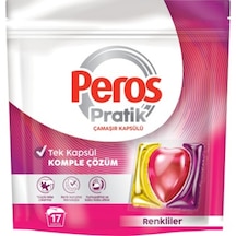 Peros Çamaşır Deterjanı Tableti Kapsülü Renkliler Için 17 Adet