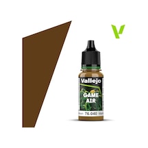 Vallejo 76040, 18 Ml. Leather Brown Model Air Maket Boyası Standart