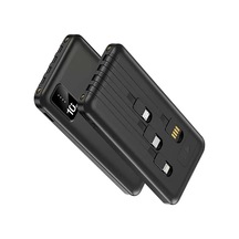 Sh Powerway Tx109 10.000mah Kablolu Dijital Göstergeli Fenerli Powerbank Dahili Telefon Stand Micro - Type C - Lightni Najmaddin