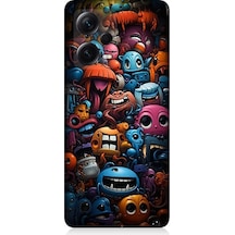 Xiaomi Redmi Note 12 Pro Plus Uyumlu Canavar Oyuncaklar Desenli Silikon Kılıf