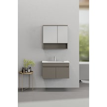Biani Dalyan 80 Cm Banyo Dolabı Renk Latte
