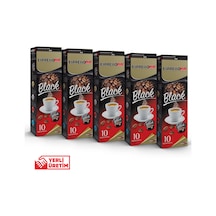 Espressomm® Tchibo Cafissimo Makineleri İle Uyumlu Black Kapsül Kahve 5 x 10'lu