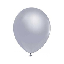 Metalik Gümüş Lateks Balon 12 inç
