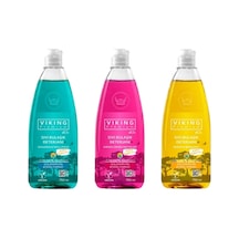 Viking Premium Sıvı Bulaşık Deterjanı Orman Meyveleri & Fesleğen-Limon & Nergis-Bergamot 3 x 750 ML
