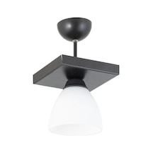 Ikili Dikdörtgen Siyah Spor Model Modern Avize E