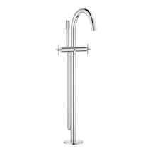 Grohe Atrio 25044003 Ayaklı Yerden Küvet Bataryası Gümüş