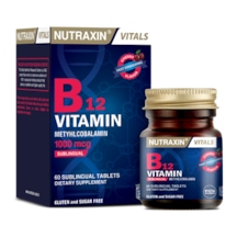 Nutraxin B12 Vitamin Metyhlcobalamin 1000 Mcg Sublingual 60 Dilaltı Tablet