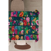 Çok Renkli Patchwork Dokuma Leke Tutmaz Masa Örtüsü Mso102n11