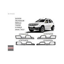 Dacia Duster Ön Panjur Nikelaj Takımı 4 Parça 2010-2017 623840543
