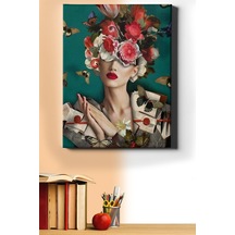 Webstyle Sayılarla Boyama Seti Kasnaklı Gül Kadın 6 50 X 65 Cm