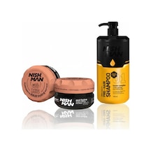 M6 Mat Görünümlü Saç Şekillendiric Mat Wax X 5 Adet/ + 1250 Ml Tuzsuz Şampuan Hediye