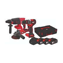 Attlas Atbl 21 3 Lü Kömürsüz Kombo Set Matkapa+taşlama+kırıcı Delici