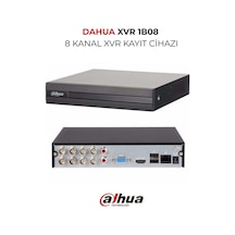 Xvr1b08 8 Kanal Dvr Kayıt Cihazı H.265+ Sıkıştırma Hdmı Vga Çıkış Uzaktan İzleme Destekli