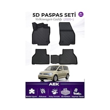 Volkswagen Caddy 2020+ Araca Özel Havuzlu "karbon" Paspas Takımı
