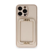 Newface - 904 - Apple iPhone Uyumlu 14 Pro Max Kılıf Coco Elit Kapak - Csmo-tex - - Gold