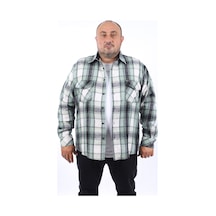 Moc Grande MocGrande Oduncu Gömlek Çift Cep Big Plaid 22216 Çok Renkli