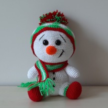 Amigurumi Örgü Oyuncak Kardan Adam