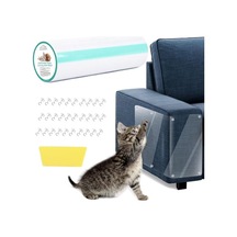 Çizilmez Kedi Tırmalama Caydırıcı Bant 30 Cm X 3 M Şeffaf Eğitim Kendinden Yapışkanlı Bant, 30 Pimli 1 Kazıyıcı Kedi Pençesi Kanepe Koruyucu Esnek Kapı Çizik Kalkanı 30 Cm X 3m Enerji Sınıfı A