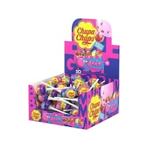 Chupa Chups Vişne, Kola, Çilek, Elma, Karpuz Aromalı Sakızlı Lolipop Şekerleme 12 Gr X 50 Adet-362