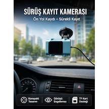 Araç Ön Cam Kamerası Sürüş Güvenliği İçin Video Kayıt Yeni Nesil 63514980