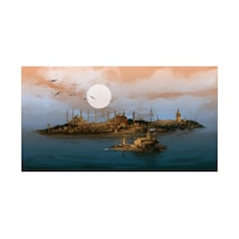 Bir Istanbul Masalı Sayılarla Boyama Seti - Çerçeveli, 40x50cm