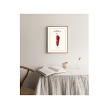 Poster Ahşap Çerçeveli Dekoratif Tablo Çok Renkli - 868794182 Çok Renkli
