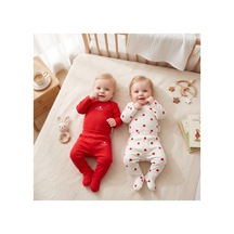 Altıntaş Baby Kırmızı Kalpler Kız Bebek Body Ve Altı Kırmızı Kırmızı
