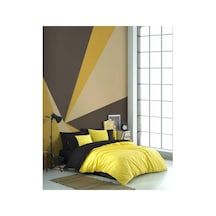 Kingsize Poplin Nev Diamond Sarı Siyah Çok Renkli