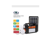 Rt-912 Güneş Enerjili 3 Ampullü Mp3 Bluetooth Radyolu Aydınlatma