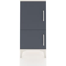 Arges Komodin 3 Raflı 2 Kapaklı 44x30x96 Aytaşı-antrasit Aytaşı