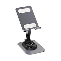 Telefon Standı Çok Yönlü 360 Dönebilen Metal Gövdeli Ayarlanır Ve Katlanır Masa Üstü Kullanımı Için Tüm Telefonlara Uygundur