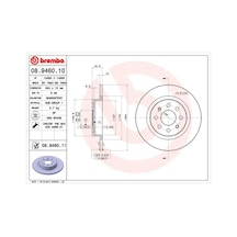 Arka Fren Aynası Corsa E 14 Adam 13 Punto Evo-grande Punto 05 264x10x4dlxhavalı 15 İnç 55700