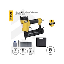 Rtrmax RTM0135 Havalı Çivi Çakma Tabancası  10-50 mm Çantalı