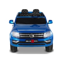 4x4 Quattro Metalik Uzaktan Kumandalı 12v Akülü Araba 18ah Akülü Çocuk Araçları 441a Mavi