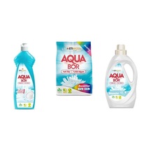 Aquabor Doğal Mineralli Elde Bulaşık + 4 Kg Renkliler + Sıvı Beyaz 3 Lü Set 74226584