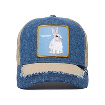 . Silky Rabbit Tavşan Figürlü Şapka 101-1280 Denim
