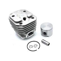 Kmtmak Husqvarna 61 Motorlu Testere Silindir Piston Set Nikasil Kaplama 48mm (ALP PİSTONLU) Kesim Motoru Gömlek Piston