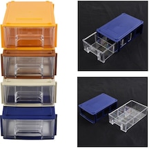 Sarı Bileşen Vidaları Alet Kutusu Saklama Kutusu Pe İstiflenebilir Alet Kutuları