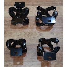 Ducki X Braket Led Montaj Ayağı Roll Bar Çap 6-7Cm Için (Çift)