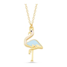 Gumush Gümüş Gold Flamingo Kadın Kolye